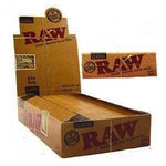 RAW Authentic Natural Classic 1 1/4 Size Rolling Papers - (24 Count Display)-Papers and Cones