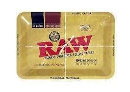 RAW Authentic Natural Rolling Mini Tray - (1 Count)-Rolling Trays and Accessories