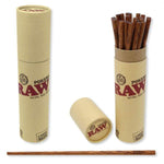 RAW Authentic Natural Wood Poker - Large Size - (20 Count Display)-Rolling Trays and Accessories