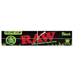 RAW Authentic Organic Hemp Black King Size Slim Rolling Papers (50 Count Per Display)-Papers and Cones