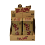 RAW Authentic Pre-Rolled Tips Tin 100ct - (6 Count Display)-Papers and Cones