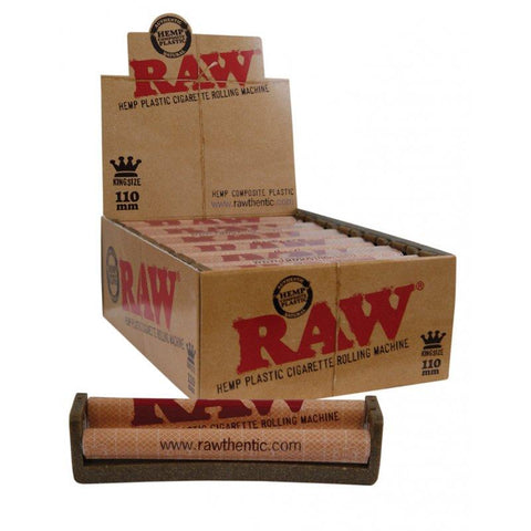 RAW Authentic Rolling Machine 110mm - (12 Count Display)-Rolling Trays and Accessories