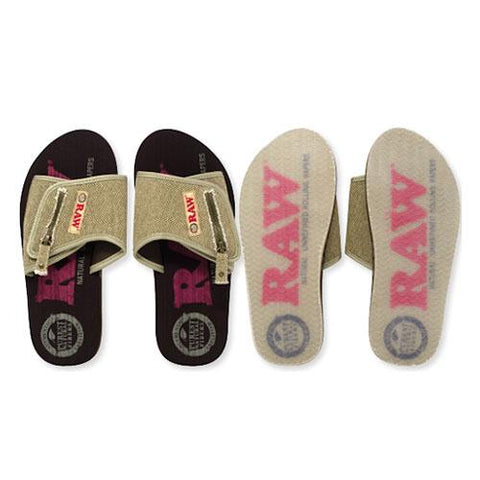 RAW Authentic X Rolling Papers Pocket Sandal - Various Sizes (Various Counts)-Novelty, Hats & Clothing