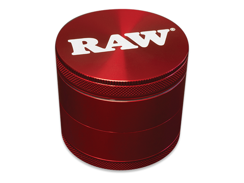 RAW Grinder G-Life 2.3" 4-Piece Grinder - Red - 55mm - (1 Count)-Grinders