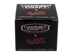 RAW Grinder X Hammercraft 2.2" 4-Piece Grinder - Red - 55mm - (1 Count)-Grinders