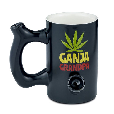 Roast & Toast Ceramic Mug "Ganja Granpa" - (1 Count)-Hand Glass, Rigs, & Bubblers