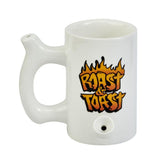 Roast & Toast Ceramic Mug Pipe - Various Styles - (1 Count)-Hand Glass, Rigs, & Bubblers