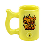 Roast & Toast Ceramic Mug Pipe - Various Styles - (1 Count)-Hand Glass, Rigs, & Bubblers