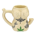 Roast & Toast Ceramic Mug Pipe - Various Styles - (1 Count)-Hand Glass, Rigs, & Bubblers