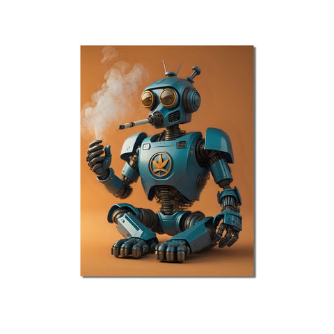 Robot "iStoner" Poster-Poster