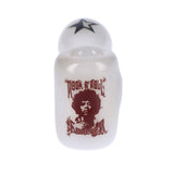 Rock Legends Jimi Hendrix 4" Sherlock Hand Glass - Various Designs - (1 Count)-Hand Glass, Rigs, & Bubblers