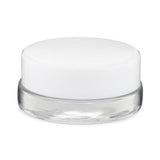 SAMPLE of 7ml Clear Glass Concentrate Container Black or White Cap - (1 Count SAMPLE)-Concentrate Containers and Accessories