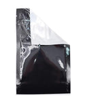 SAMPLE of Mylar Bag Black/Clear - 1/4 Oz - 7 Grams - 4 x 6.5" - (1 Count SAMPLE)-Mylar Smell Proof Bags