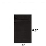 SAMPLE of Mylar Bag Black/Clear - 1/4 Oz - 7 Grams - 4 x 6.5" - (1 Count SAMPLE)-Mylar Smell Proof Bags