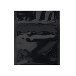 SAMPLE of Mylar Bag Opaque Black 1 Gram - 3" x 4.5" (1 Count SAMPLE)-MYLAR SMELL PROOF BAGS