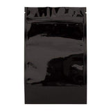 SAMPLE of Mylar Bag Opaque Black 1 Oz - 28 Grams (1 Count SAMPLE)-MYLAR SMELL PROOF BAGS