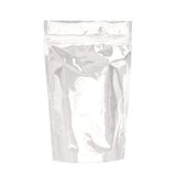 SAMPLE of Mylar Bag Opaque White 1/2 Oz - 14 Grams - (1 Count SAMPLE)-MYLAR SMELL PROOF BAGS