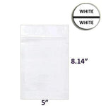 SAMPLE of Mylar Bag Opaque White 1/2 Oz - 14 Grams - (1 Count SAMPLE)-MYLAR SMELL PROOF BAGS