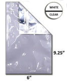 SAMPLE of Mylar Bag White/Clear - 1 Oz - 28 Grams 6 x 9.25" - (1 Count SAMPLE)-Mylar Smell Proof Bags