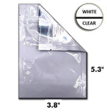 SAMPLE of Mylar Bag White/Clear 3.8" x 5.3" 1/8 Oz - 3.5 Grams - (1 Count SAMPLE)-Mylar Smell Proof Bags