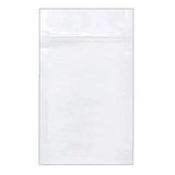 SAMPLE of Mylar Bag White/Clear 3.8" x 5.3" 1/8 Oz - 3.5 Grams - (1 Count SAMPLE)-Mylar Smell Proof Bags