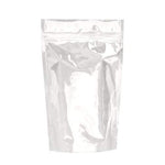 SAMPLE of Mylar Bag White/Clear 3.8" x 5.3" 1/8 Oz - 3.5 Grams - (1 Count SAMPLE)-Mylar Smell Proof Bags