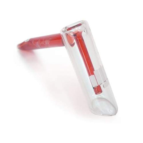 Snoop Dogg Pounds Lightship Red Bubbler - (1 Count)-Hand Glass, Rigs, & Bubblers