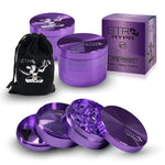 STR8 RYPR Aluminum Grinder - 4 Piece - 55mm - Various Colors (1 Count)-Grinders