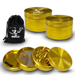 STR8 RYPR Aluminum Grinder - 4 Piece - 75mm - Various Colors (1 Count)-Grinders