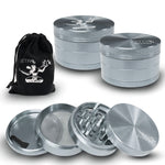 STR8 RYPR Aluminum Grinder - 4 Piece - 75mm - Various Colors (1 Count)-Grinders