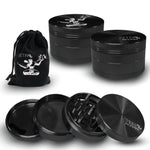 STR8 RYPR Aluminum Grinder - 4 Piece - 75mm - Various Colors (1 Count)-Grinders