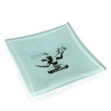 STR8 Shatter Resistant Glass Rolling Tray - Various Sizes - (1 Count)-Rolling Trays and Accessories