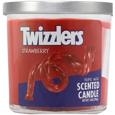 Strawberry Twizzler 14oz 3 Wick Candles - (Various Counts)-Air Fresheners & Candles