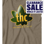 THC - T-Shirt - Various Sizes (1 Count or 3 Count)-Novelty, Hats & Clothing