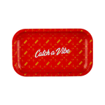 Vibes Medium "Catch A Vibe" Rolling Tray - (Various Colors) - (1 Count)-Papers and Cones