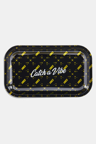 Vibes Medium "Catch A Vibe" Rolling Tray - (Various Colors) - (1 Count)