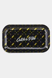 Vibes Medium "Catch A Vibe" Rolling Tray - (Various Colors) - (1 Count)-Papers and Cones