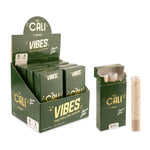 Vibes - The Cali - Organic Hemp 3 Gram Cylindrical Shape Paper - 3 Per Pack - (8 Count Per Display)-Papers and Cones