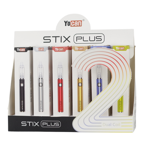 Yocan Stix Plus 650mAh Vaporizer Kit - (12 Count Display)-Vaporizers, E-Cigs, and Batteries