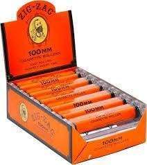 Zig-Zag 100mm Orange Rolling Machine - (12 Count)-Rolling Trays and Accessories