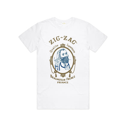 Zig-Zag Classic - T-Shirt - White - Various Sizes (1 Count or 3 Count)-Novelty, Hats & Clothing