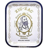 Zig-Zag Large Rolling Tray White - (1, 5 OR 10 Count)-Rolling Trays and Accessories