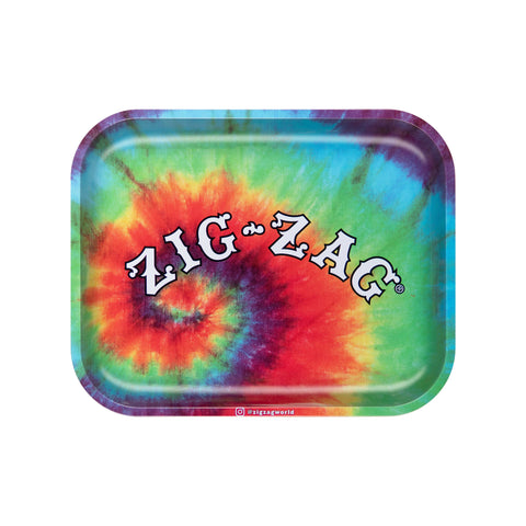 Zig-Zag Large Tie-Dye Rolling Tray - (1,5 OR 10 Count)-Rolling Trays and Accessories