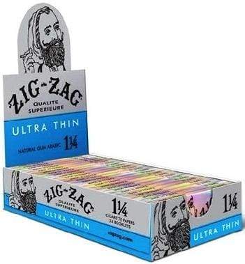 Zig-Zag ULTRA THIN 1 1/4 PAPERS (24 Count Per Display)-Papers and Cones