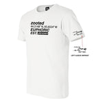 Zooted Euphoric White T Shirt - (1 Count, 3 Count OR 6 Count)-Novelty, Hats & Clothing