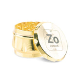 Zooted Premium 4 Piece Grinder 63mm - Gold (1 Count, 5 Count, OR 10 Count)-Grinders