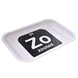 Zooted Classic Black on White Rolling Tray