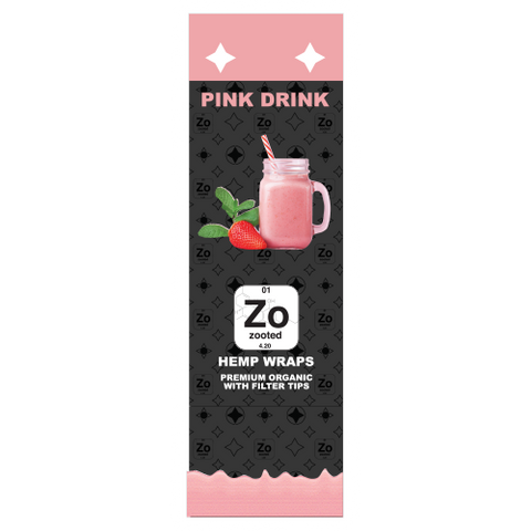 Zooted Hemp WrapZ - Pink Drink