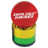 1.625" Santa Cruz Shredder Small 4 Piece Grinder - Various Colors - (1 Count)