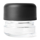 1oz Glass Jars with Black Child Resistant Lid (100 Count)